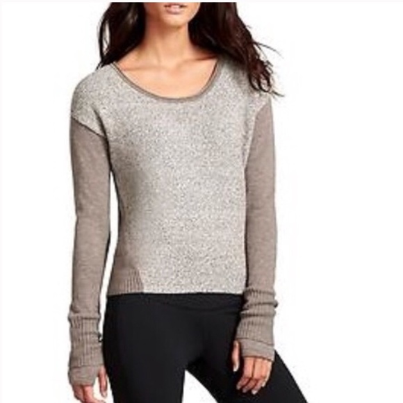 Athleta Sweaters - Athleta Mixed Knit Brindle Sweater